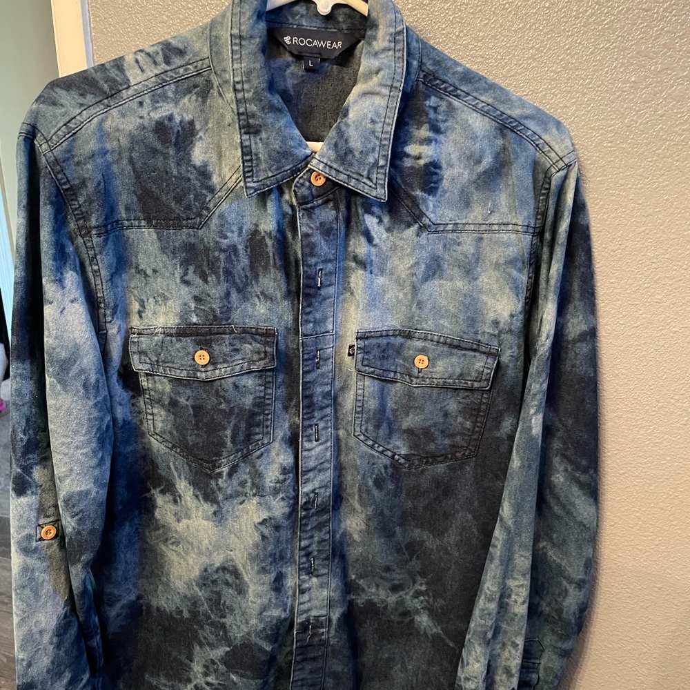 Rockawear Denim Long Sleeve Shirt